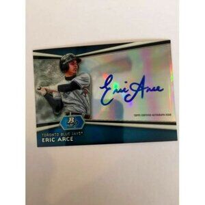 2012 Bowman Platinum #AP-EA ERIC ARCE Toronto Blue Jays Prospect Autograph (037)